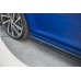 Накладки сплиттеры на пороги на VW Golf VII R / GTI рестайл